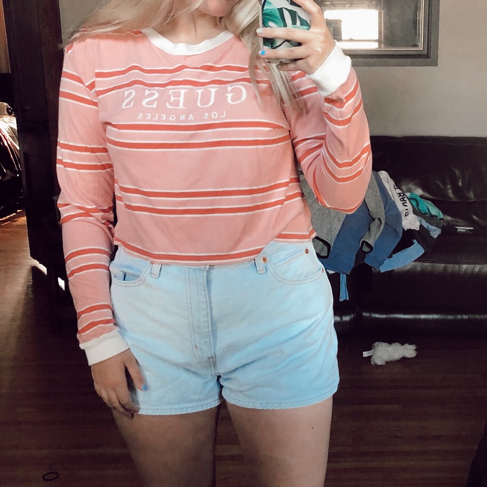 Guess cropped long sleeve